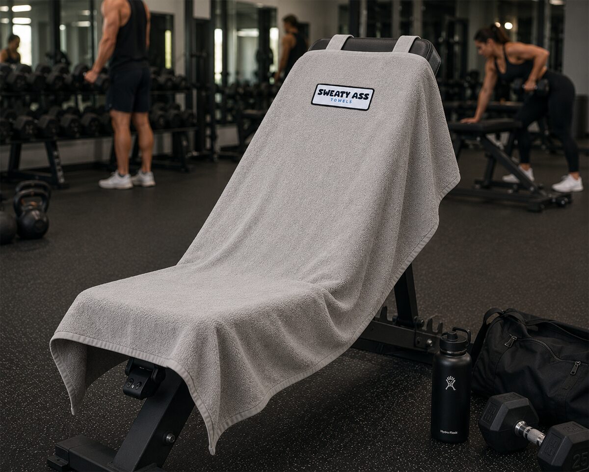 Sweaty Ass Towel after a gym workout